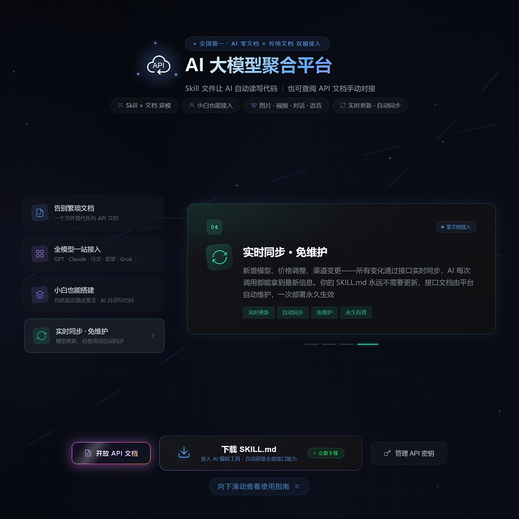 菁选灵创API控制台与技术框架